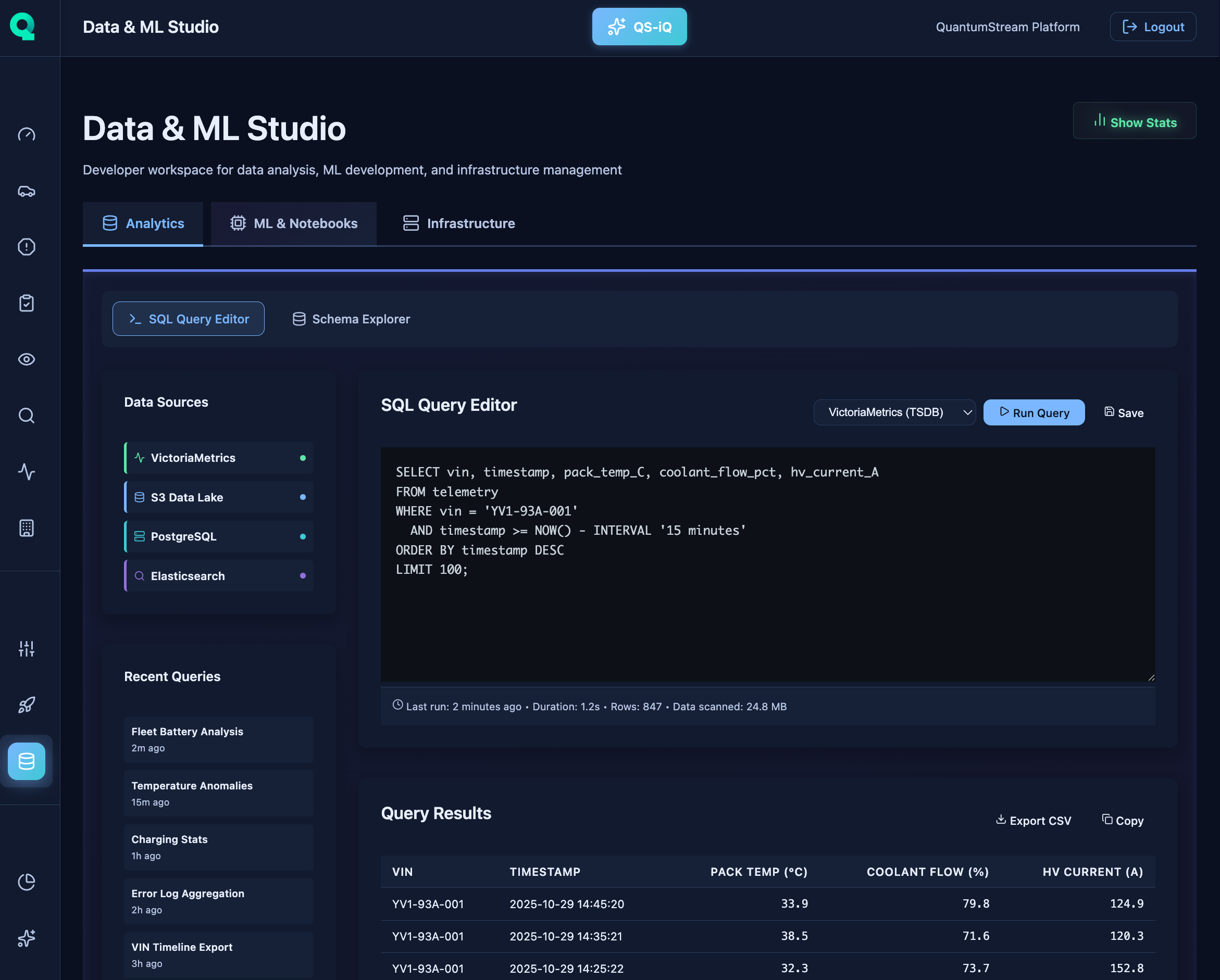 Data & ML Studio